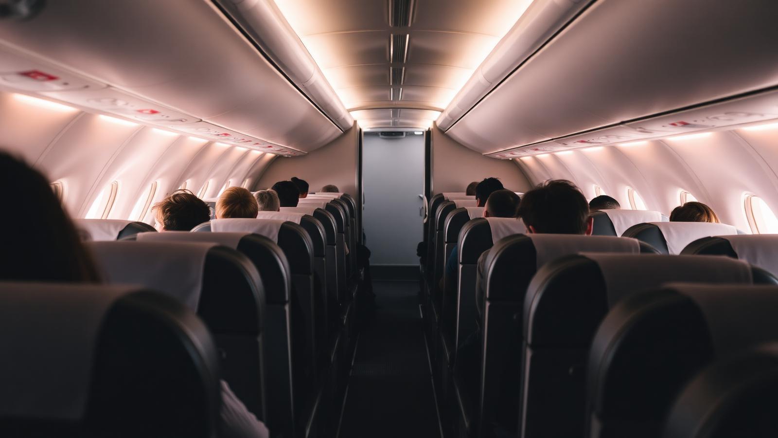 Airplane cabin interior